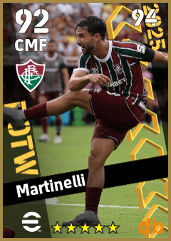 Martinelli — CMF, OVR 92, MAX 94