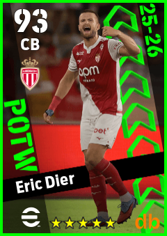 Eric Dier eFootball player card