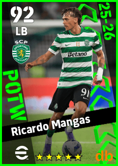 Ricardo Mangas — LB, OVR 92, MAX 92