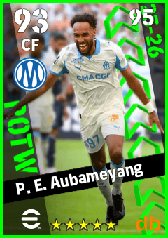 P. E. Aubameyang — CF, OVR 93, MAX 95