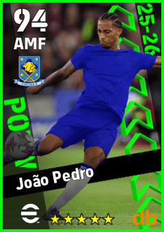 João Pedro eFootball player card