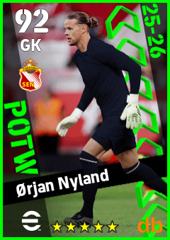 Ørjan Nyland — GK, OVR 92, MAX 92