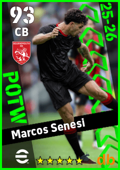 Marcos Senesi — CB, OVR 93, MAX 93