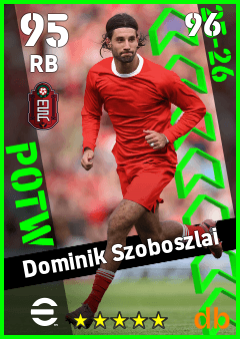 Dominik Szoboszlai — RB, OVR 95, MAX 96