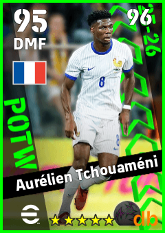 Aurélien Tchouaméni eFootball player card