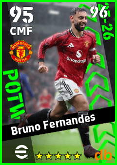 Bruno Fernandes eFootball player card