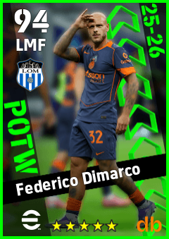 Federico Dimarco eFootball player card