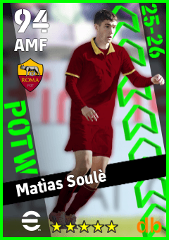 Matìas Soulè — AMF, OVR 94, MAX 94