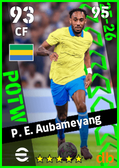 P. E. Aubameyang — CF, OVR 93, MAX 95