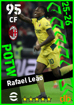 Rafael Leão — CF, OVR 95, MAX 95