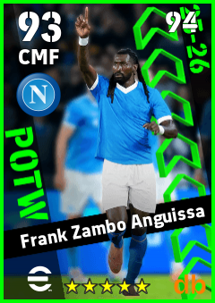 Frank Zambo Anguissa — CMF, OVR 93, MAX 94