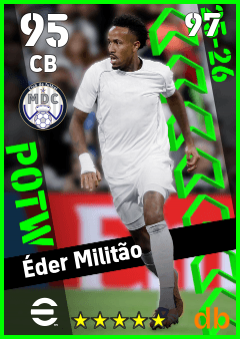 Éder Militão — CB, OVR 95, MAX 97