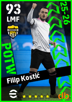 Filip Kostić — LMF, OVR 93, MAX 93