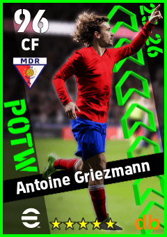 Antoine Griezmann — CF, OVR 96, MAX 96