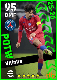 Vitinha — DMF, OVR 95, MAX 95