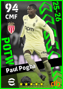 Paul Pogba — CMF, OVR 94, MAX 94