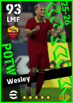 Wesley — LMF, OVR 93, MAX 93