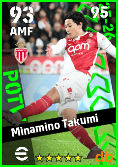 Minamino Takumi — AMF, OVR 93, MAX 95