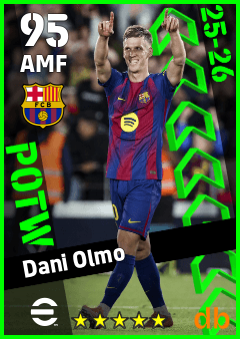 Dani Olmo eFootball player card