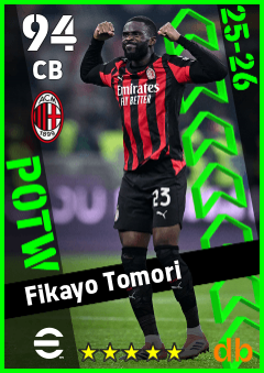 Fikayo Tomori — CB, OVR 94, MAX 94