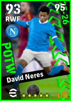 David Neres — RWF, OVR 93, MAX 95