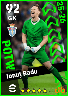 Ionuț Radu — GK, OVR 92, MAX 92