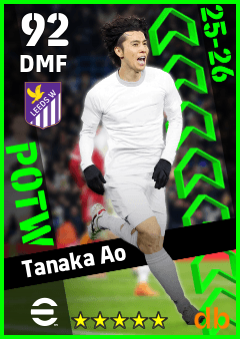 Tanaka Ao — DMF, OVR 92, MAX 92