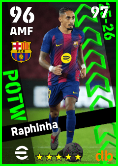 Raphinha eFootball player card