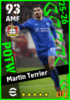 Martin Terrier — AMF, OVR 93, MAX 93