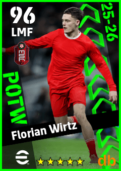 Florian Wirtz — LMF, OVR 96, MAX 96