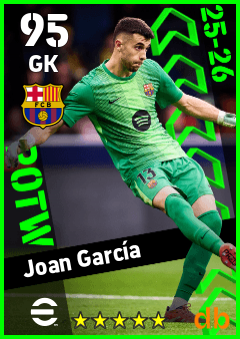 Joan García — GK, OVR 95, MAX 95