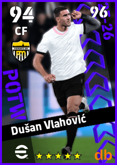 Dušan Vlahović — CF, OVR 94, MAX 96