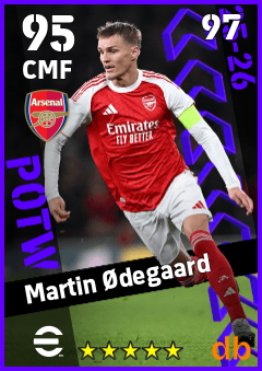 Martin Ødegaard eFootball player card