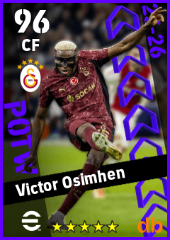 Victor Osimhen — CF, OVR 96, MAX 96