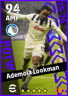 Ademola Lookman — AMF, OVR 94, MAX 94
