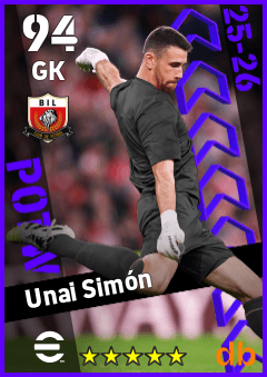 Unai Simón — GK, OVR 94, MAX 94