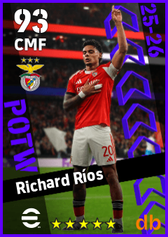 Richard Ríos — CMF, OVR 93, MAX 93
