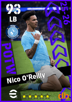 Nico O'Reilly — LB, OVR 93, MAX 93