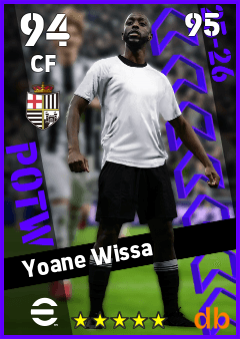 Yoane Wissa — CF, OVR 94, MAX 95