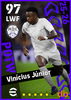 Vinícius Júnior — LWF, OVR 97, MAX 97
