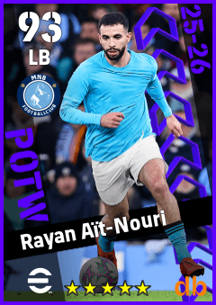 Rayan Aït-Nouri — LB, OVR 93, MAX 93