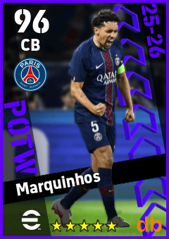 Marquinhos — CB, OVR 96, MAX 96