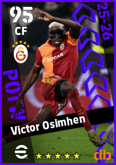 Victor Osimhen — CF, OVR 95, MAX 95