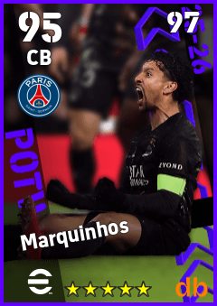 Marquinhos — CB, OVR 95, MAX 97