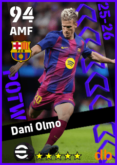 Dani Olmo eFootball player card