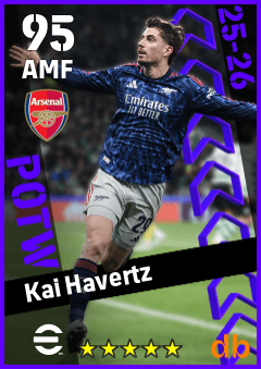 Kai Havertz — AMF, OVR 95, MAX 95