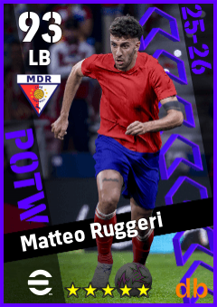 Matteo Ruggeri — LB, OVR 93, MAX 93