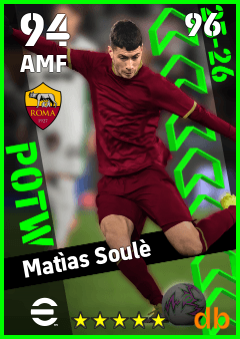 Matìas Soulè — AMF, OVR 94, MAX 96
