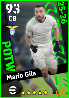 Mario Gila — CB, OVR 93, MAX 93