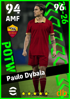 Paulo Dybala — AMF, OVR 94, MAX 96